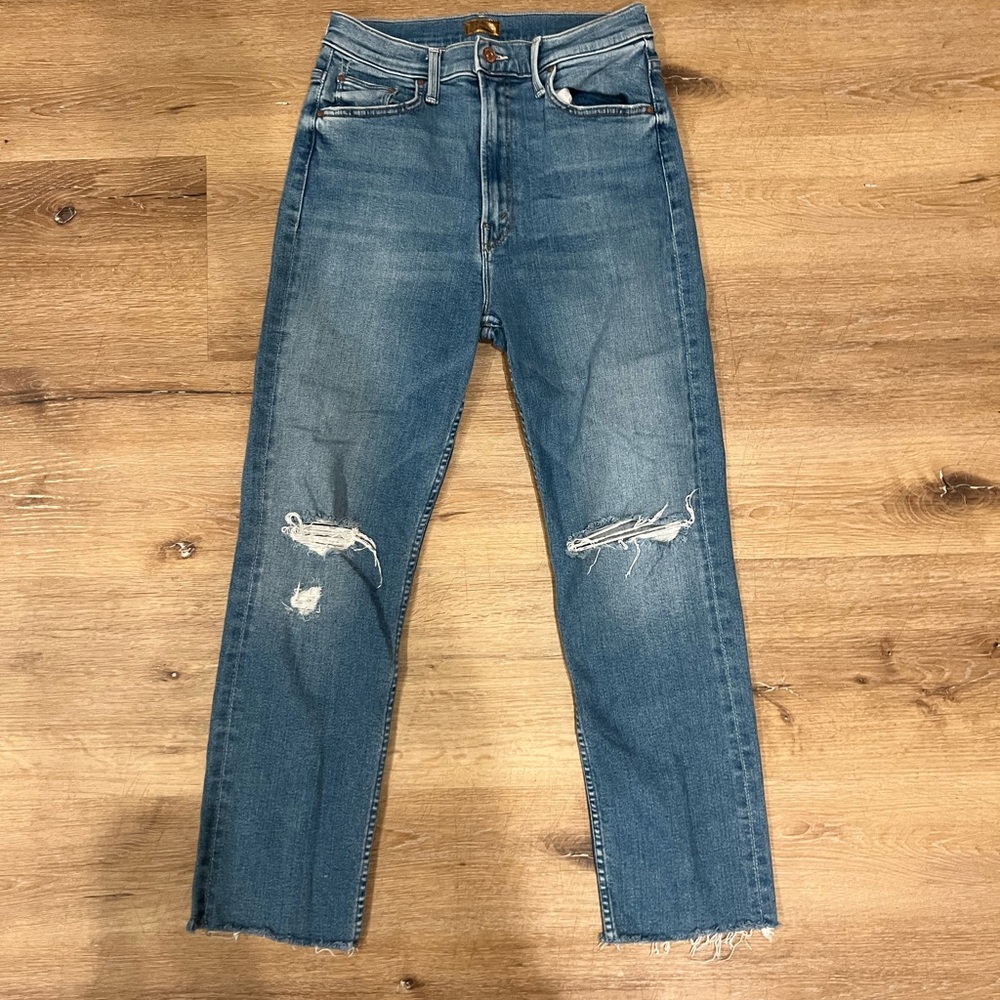 MOTHER Men's Classic Blue Straight Jeans
